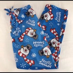 Frosty the Snowman Pajama Pants Mens medium